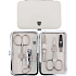 Kellermann 3 Swords Luxury Manicure 6 Piece Articial Leather Made of High Quality Faux Leather White 7257 FN