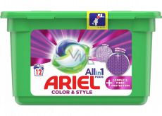 Ariel All in 1 Pods Color & Style Complete Fiberer Protection gel capsules for washing colored laundry 12 pieces 302.4 g