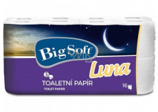 Big Soft Luna toilet paper white 3 ply 160 pieces 16 pieces