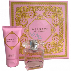 Versace Bright Crystal eau de toilette for women 30 ml + body lotion 50 ml, gift set for women
