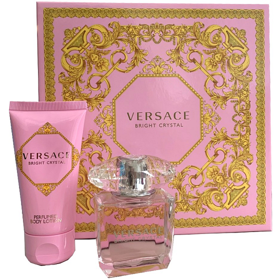 Versace Bright Crystal eau de toilette for women 30 ml + body lotion 50 ml, gift set for women