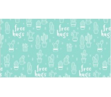 Apli Gift wrapping paper 70 x 200 cm Nordik Fun Pastel green - cacti