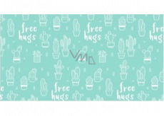 Apli Gift wrapping paper 70 x 200 cm Nordik Fun Pastel green - cacti