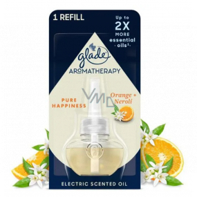 Glade Aromatherapy Electric Scented Oil Pure Happiness Orange + Neroli liquid refill for electric air freshener 20 ml