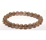 Auralite 23 natur bracelet elastic natural stone, ball 6 - 7 mm / 16 - 17 cm, one of the most powerful stones on the paneta