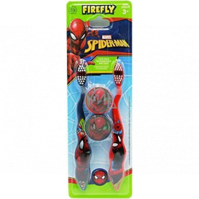 Firefly Spiderman toothbrush with cap for children 2 pieces