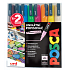 Posca Universal set of acrylic markers 0,9 - 1,3 mm Summer Summer colours 8 pieces PC-3M