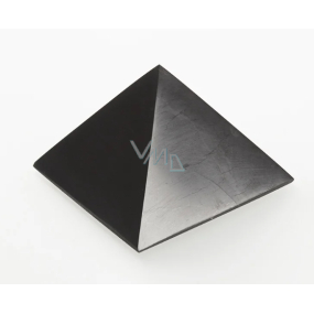 Pyramid shungite medium base diameter 5,5 cm, stone of life