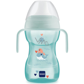Mam Fun to Drink Cup cup for transition to a classic cup 8+ months Blue 270 ml