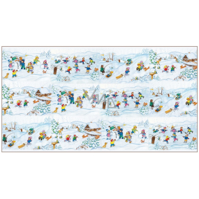 Christmas wrapping paper Czech Christmas 70 x 200 cm Winter fun