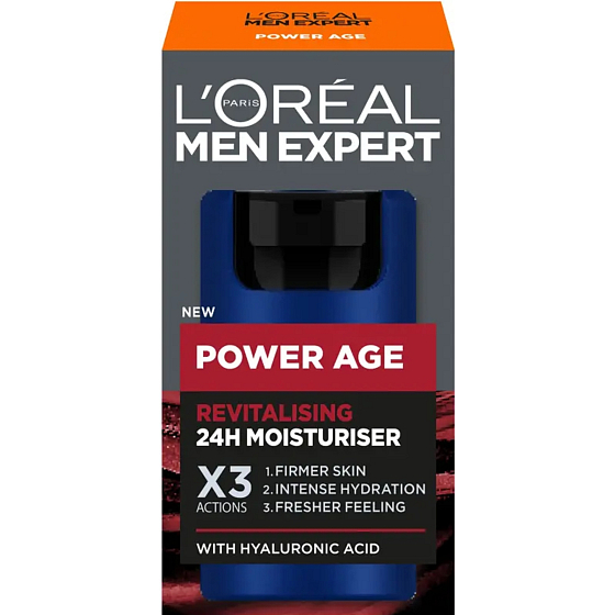 Loreal Paris Men Expert Power Age revitalizing 24h moisturizer for men 50 ml