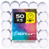 Emocio Tea lights white, burning time 8 hours 50 pieces
