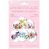 Shrink decoration for eggs, flowers 12 pieces