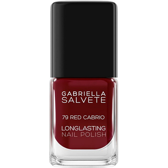 Gabriella Salvete Longlasting Enamel long-lasting high gloss nail polish 79 Red Cabrio 11 ml