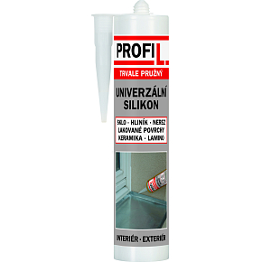 Universal silicone profile, white, 310 ml