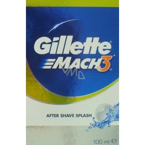 Gillette Mach3 aftershave, for men 100 ml