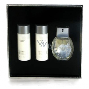 Giorgio Armani Emporio Armani Diamonds perfumed water for women 50 ml + body lotion 50 ml + shower gel 50 ml, gift set
