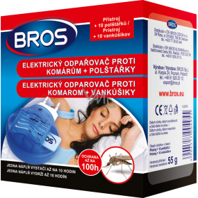Bros Electric mosquito vaporizer + pads 10 pieces