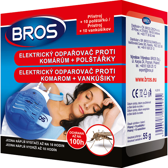 Bros Electric Mosquito Repeller + 10 Pads
