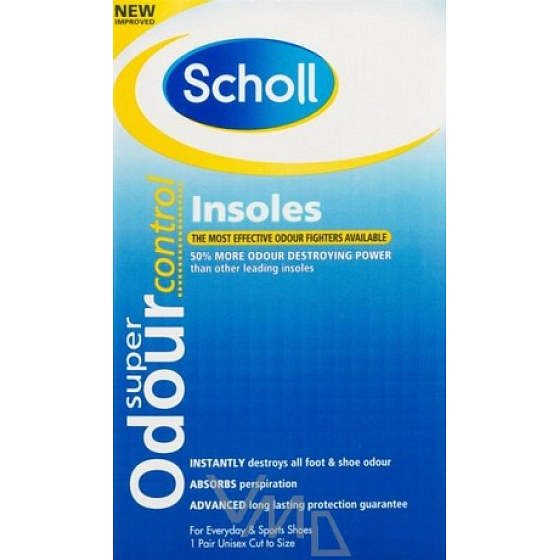 Scholl Super Odor Control Insoles 1 pair unisex