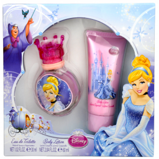 Disney Princess - Cinderella eau de toilette 30 ml + body lotion 60 ml, cosmetic set