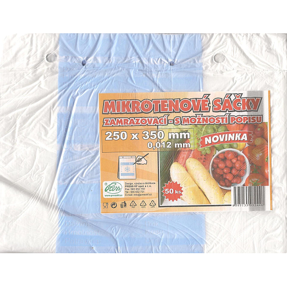 Press Microtene freezing bags with the possibility of description 25 x 35 cm 0.012 mm 50 pieces