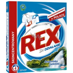 Rex 3x Action Amazonia Freshness Pro-White washing powder 4 doses of 300 g