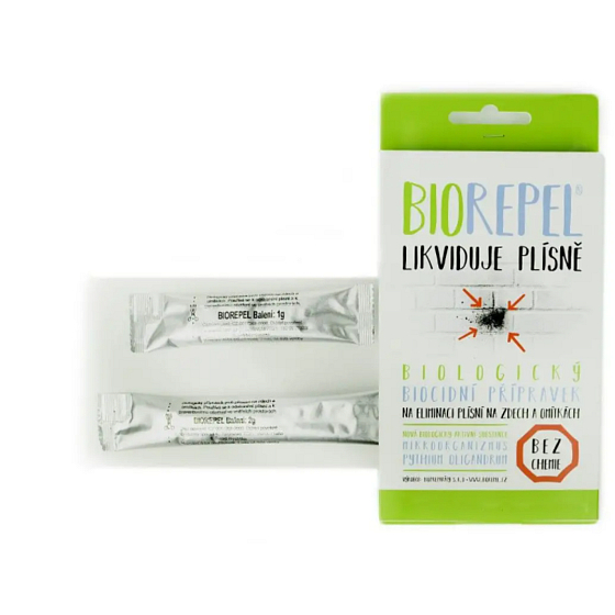 Bio Repel Biological product for controlling mold on walls and plasters - smart sponge 1 g + 2 g
