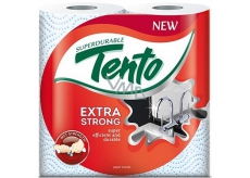 Tento Extra Strong papírové utěrky 3 vrstvé 70 útržků 2 role