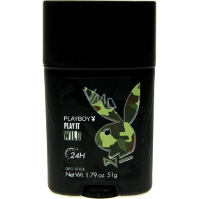 Playboy Play It Wild for Him deodorant stick for men 51 g