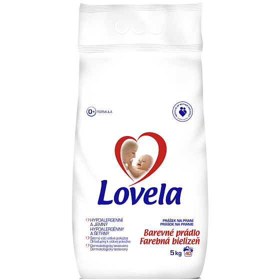 Lovela Colored laundry Hypoallergenic washing powder 40 doses 5 kg