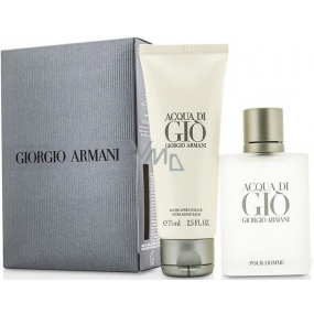 Giorgio Armani Acqua di Gio pour Homme Eau de Toilette 50 ml + After Shave Balm 75 ml, gift set
