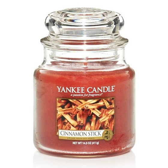 Yankee Candle Cinnamon Stick - Scented Candle Classic Medium Glass 411 g