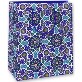 Ditipo Gift paper bag 18 x 10 x 22.7 cm blue, various shapes