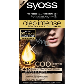 Syoss Oleo Intense Color ammonia-free hair color 4-50 Dark ice brown