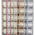 Ditipo Ribbon fabric with wire silver 3 mx 25 mm