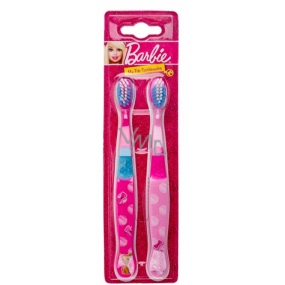 Mattel Barbie soft toothbrush for children 2 pieces