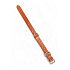 B&F Collar leather natural leather, decorated, padded 3 x 55 cm