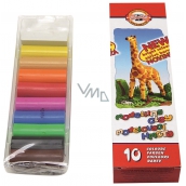Koh-i-Noor School Modeling Clay Giraffe 10 Colors of 20 g Each