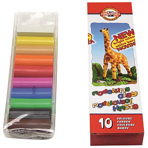 Koh-i-Noor School Modeling Clay Giraffe 10 Colors of 20 g Each Koh-i-Noor School Modeling Clay Giraffe 10 Colors of 20 g Each