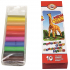 Koh-i-Noor School Modeling Clay Giraffe 10 Colors of 20 g Each
