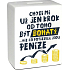 Albi Ceramic brick money box I need money 11.8 x 10 x 5 cm