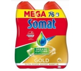 Somat Gold Gel Anti-Grease Gel with deep cleaning technology dishwashing gel in a dishwasher 2 x 684 ml
