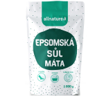 Allnature Epsom salt Magnesium, Sulphate and Mint in the bath relaxes muscles, relieves stress, detoxifies the body 1000 g