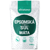 Allnature Epsom salt Magnesium, Sulphate and Mint in the bath relaxes muscles, relieves stress, detoxifies the body 1000 g