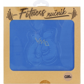 Albi Fitness towel Gloves blue 90 x 50 cm