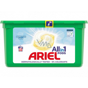 Ariel All-in-1 Pods Sensitive gel capsules for washing clothes 33 pieces 798.6 g