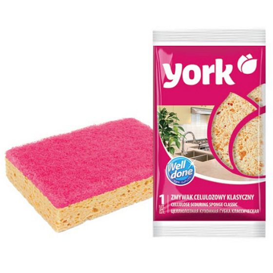 York cellulose dishwashing sponge
