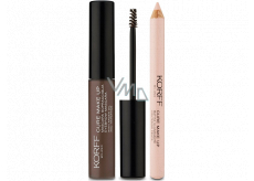 Korff Cure Make Up Eyebrow Kit eyebrow mascara 01 4 ml + eyebrow pencil, cosmetic set
