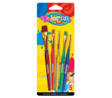 Colorino Brush with plastic handle 5 pieces